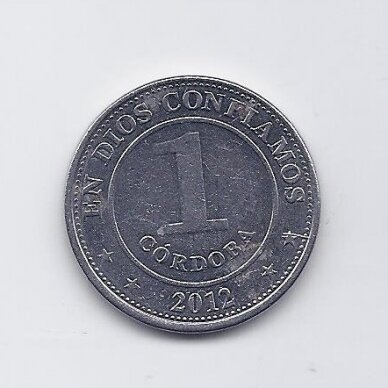NIKARAGVA 1 CORDOBA 2012 KM # 101 VF