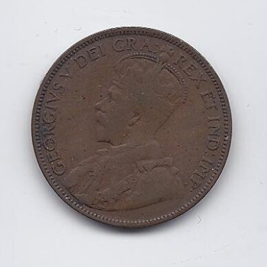 NEWFOUNDLAND 1 CENT 1917 KM # 16 VF 1