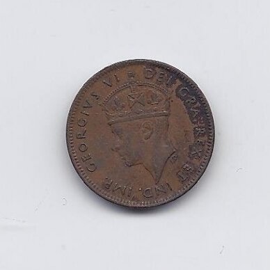 NIUFAUNDLANDAS 1 CENT 1941 C KM # 18 VF 1