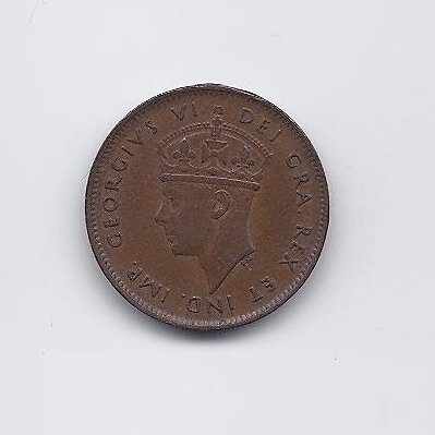 NIUFAUNDLANDAS 1 CENT 1942 KM # 18 VF 1