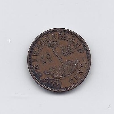 NIUFAUNDLANDAS 1 CENT 1941 C KM # 18 VF