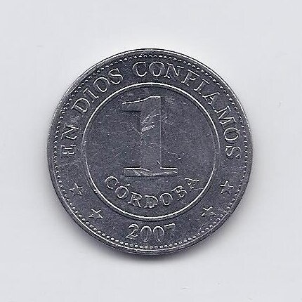 NIKARAGVA 1 CORDOBA 2007 KM # 101 VF