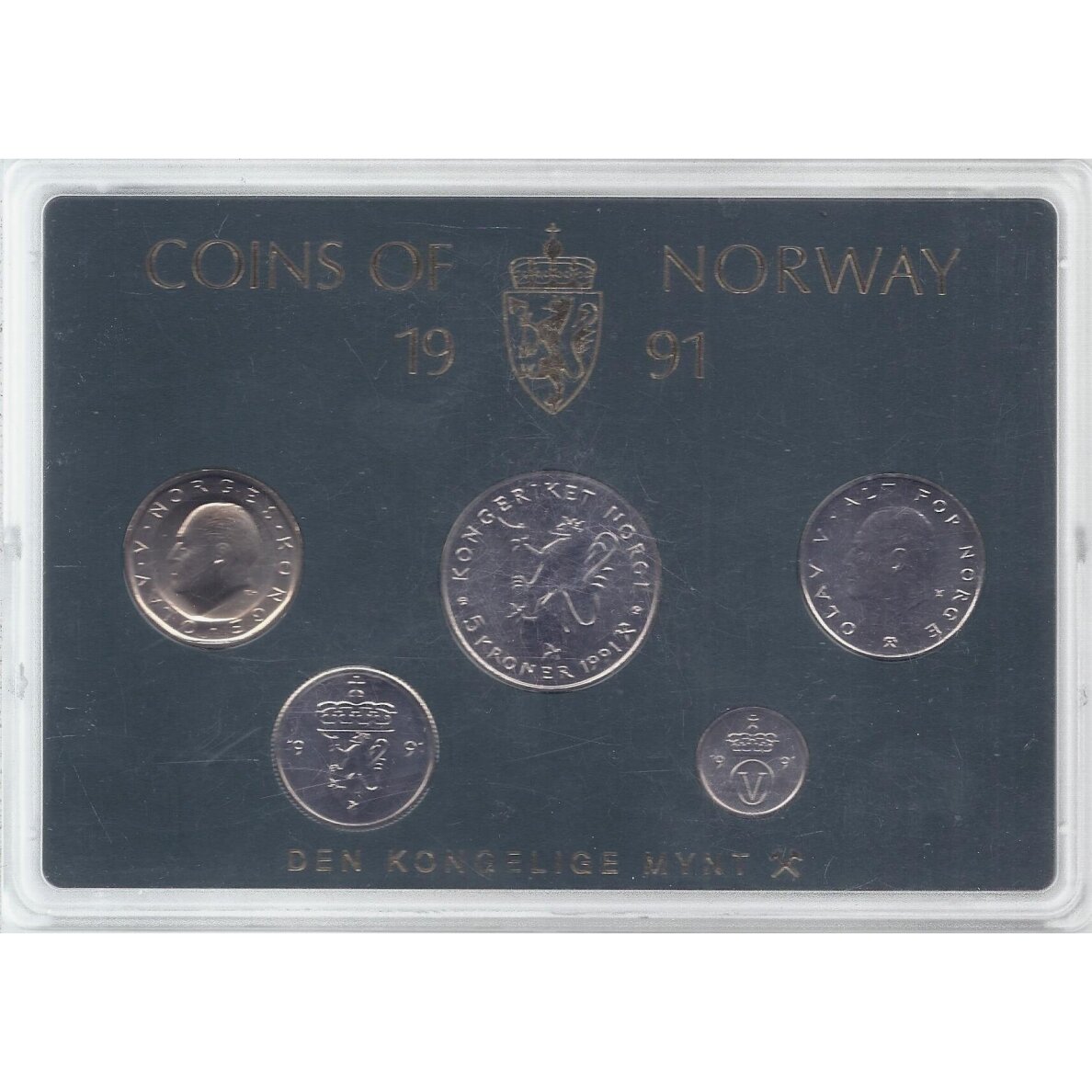 NORVEGIJA 1991 m. Oficialus rinkinys