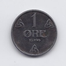 NORWAY 1 ORE 1944 KM # 387 F/VF NORWAY 1 ORE 1944 KM # 387 F/VF