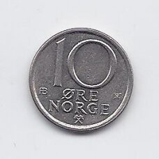 NORWAY 10 ORE 1974 KM # 416 XF