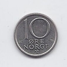 NORWAY 10 ORE 1978 KM # 416 XF