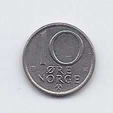 NORWAY 10 ORE 1979 KM # 416 XF