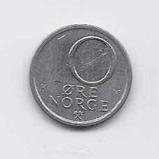 NORWAY 10 ORE 1983 KM # 416 VF