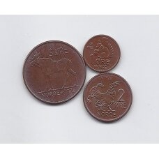 NORVEGIJA 1972 - 1973 m. 3 monetų rinkinys