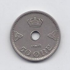 NORWAY 50 ORE 1928 KM # 386 VF