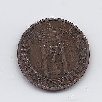 NORVEGIJA 2 ORE 1935 KM # 371 VF 1