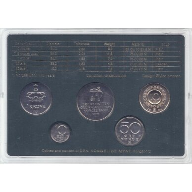 NORVEGIJA 1991 m. Oficialus rinkinys 1