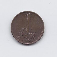 NETHERLANDS 1 CENT 1975 KM # 180 VF NETHERLANDS 1 CENT 1975 KM # 180 VF