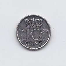 NETHERLANDS 10 CENTS 1978 KM # 182 XF NETHERLANDS 10 CENTS 1978 KM # 182 XF