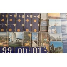 NYDERLANDAI 1982 - 2001 m. monetų kolekcija