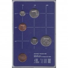 NYDERLANDAI 1982 m. Oficialus bankinis monetų rinkinys