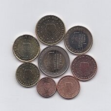 NYDERLANDAI 1999 - 2001 m. euro monetų rinkinys