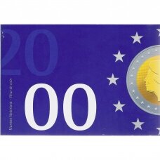 NYDERLANDAI 2000 m. 6 monetų oficialus bankinis rinkinys