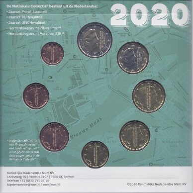 NETHERLANDS 2020 Official euro coins set 1
