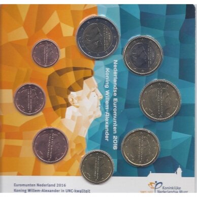 NETHERLANDS 2016 Official euro coins set