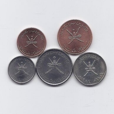 OMANAS 1984 - 2013 m. 5 monetų rinkinys 1