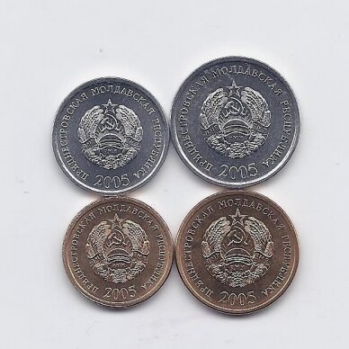 PADNIESTRĖ 2005 m. 4 monetų rinkinys 1