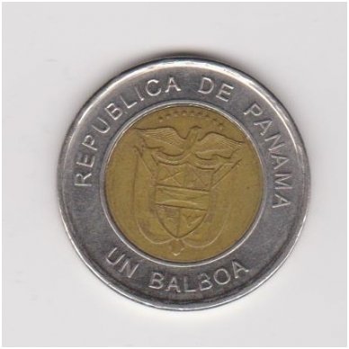 PANAMA 1 BALBOA 2011 KM # 141 VF