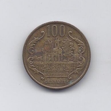 PARAGUAY 100 GUARANIES 1993 KM # 177a VF