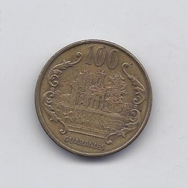 PARAGUAY 100 GUARANIES 1996 KM # 177a VF