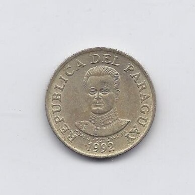 PARAGUAY 50 GUARANIES 1992 KM # 191 VF 1
