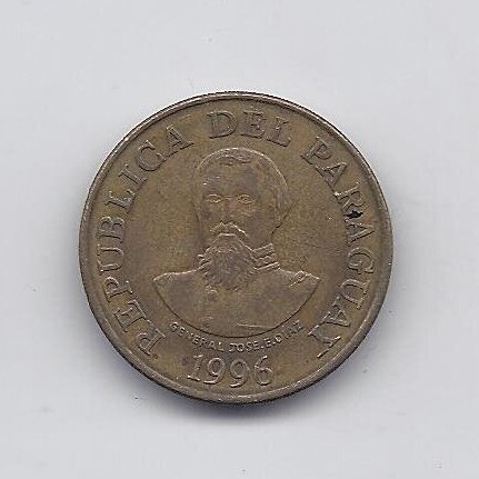 PARAGUAY 100 GUARANIES 1996 KM # 177a VF 1
