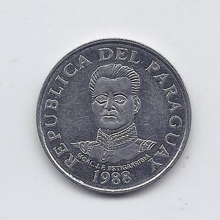 PARAGUAY 50 GUARANIES 1988 KM # 169 VF 1