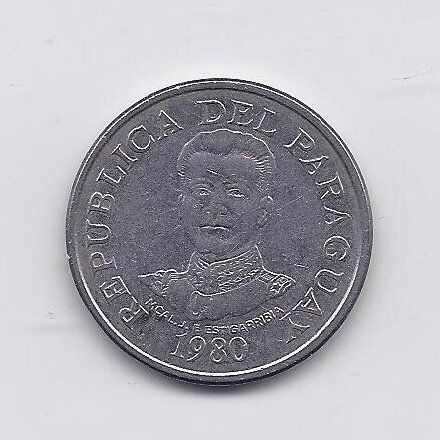 PARAGUAY 50 GUARANIES 1980 KM # 169 VF 1