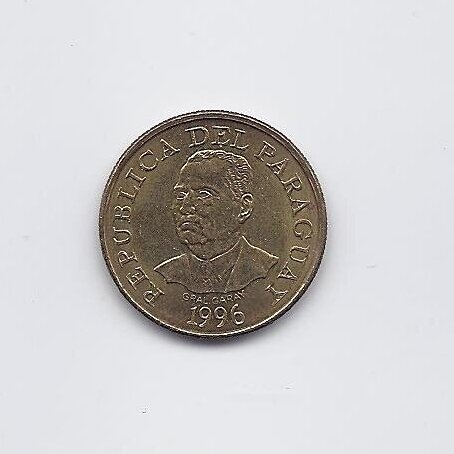PARAGUAY 10 GUARANIES 1996 KM # 178a F/VF 1
