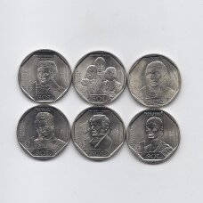 PERU 2020 - 2021 m. 6 monetų rinkinys - 200 m. Nepriklausomybei