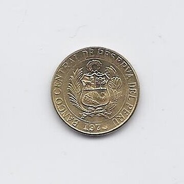 PERU 5 CENTAVOS 1973 KM # 244 XF 1