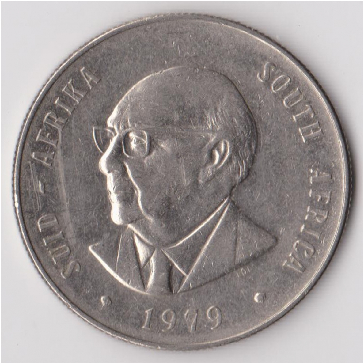 SOUTH AFRICA 1 RAND 1979 KM # 104 VF N. J. Diederichs 1