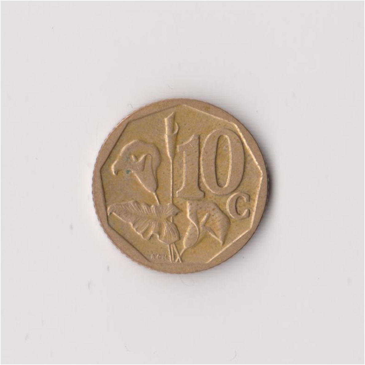 SOUTH AFRICA 10 CENTS 2008 KM # 498 XF
