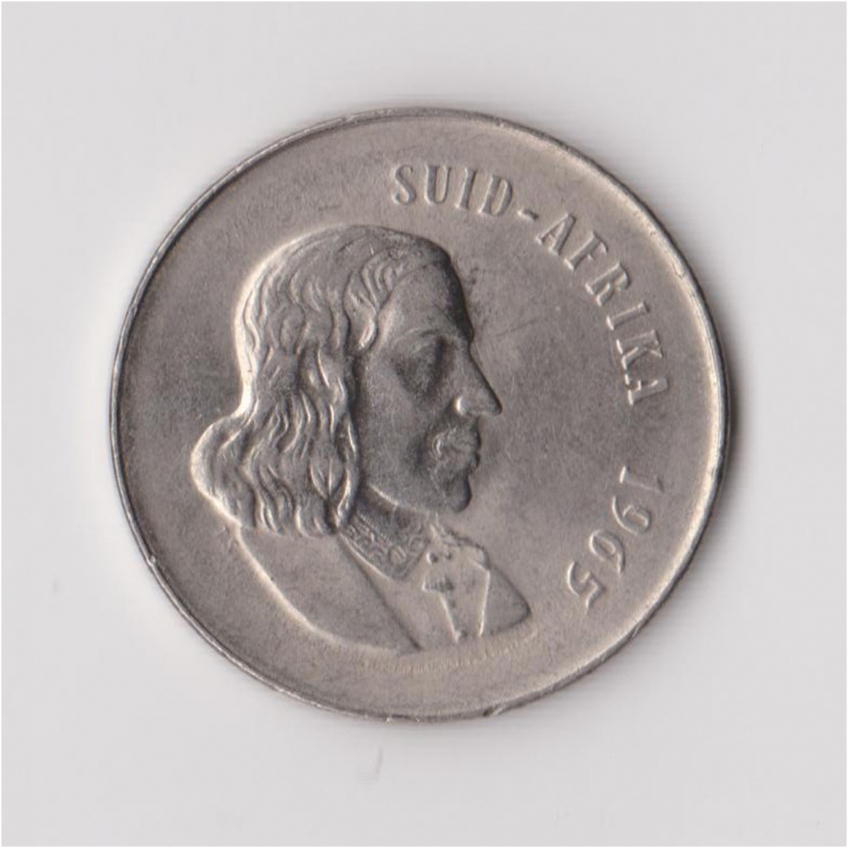 SOUTH AFRICA 20 CENTS 1965 KM # 69.2 VF 1