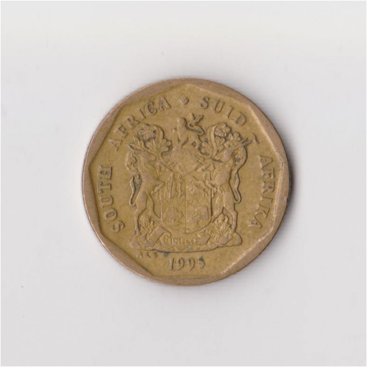 SOUTH AFRICA 20 CENTS 1995 KM # 136 VF 1