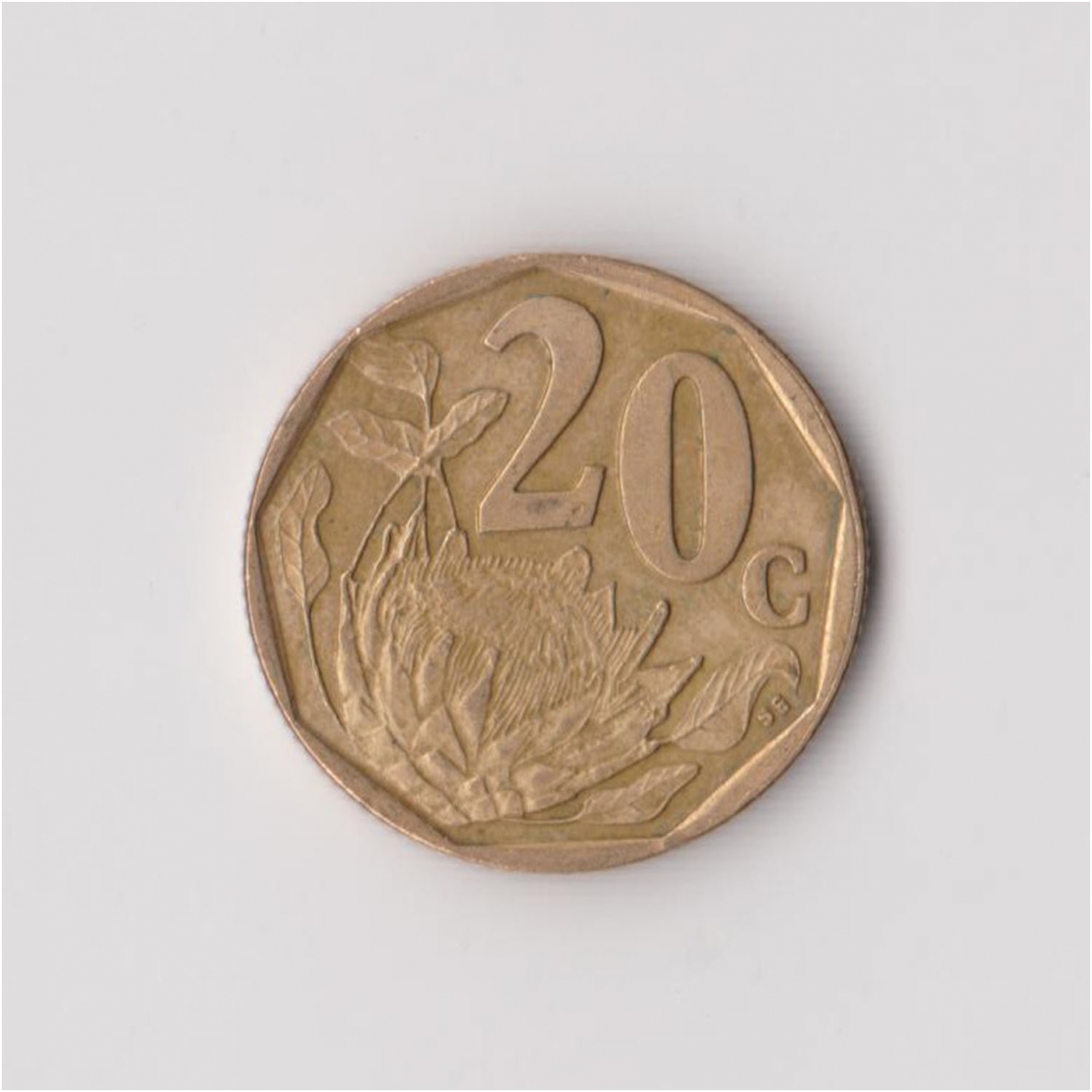 SOUTH AFRICA 20 CENTS 1996 KM # 162 VF