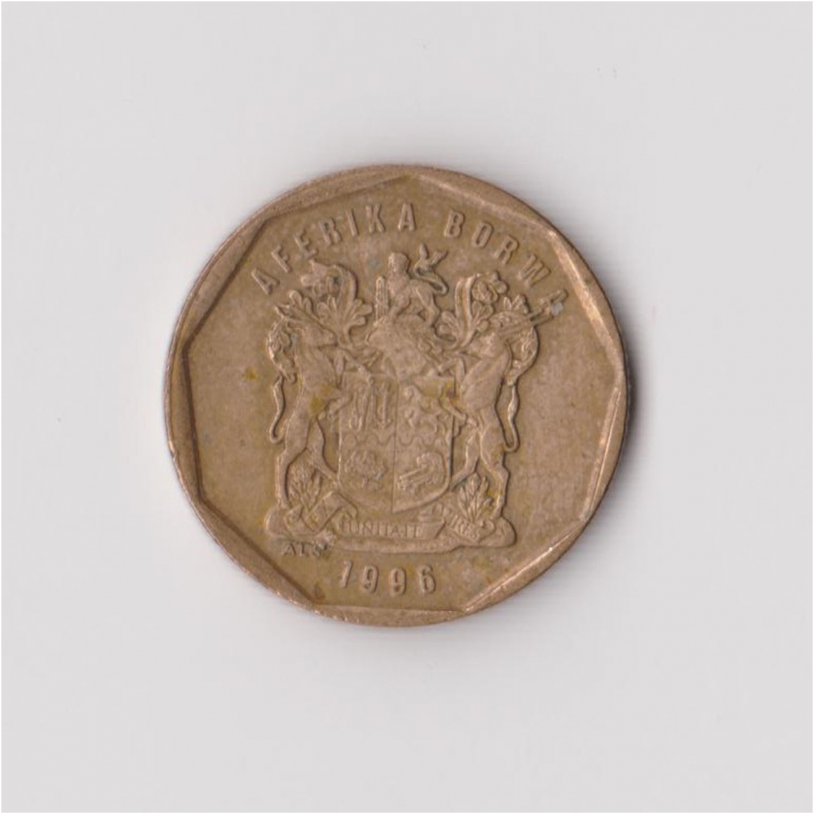 SOUTH AFRICA 20 CENTS 1996 KM # 162 VF 1