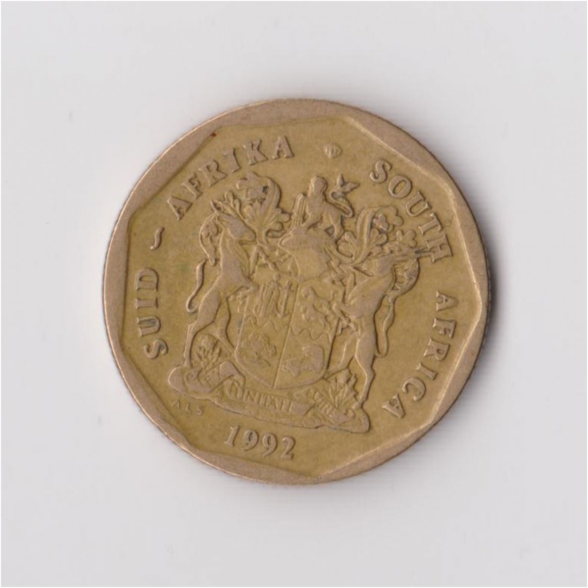 SOUTH AFRICA 50 CENTS 1992 KM # 137 VF 1