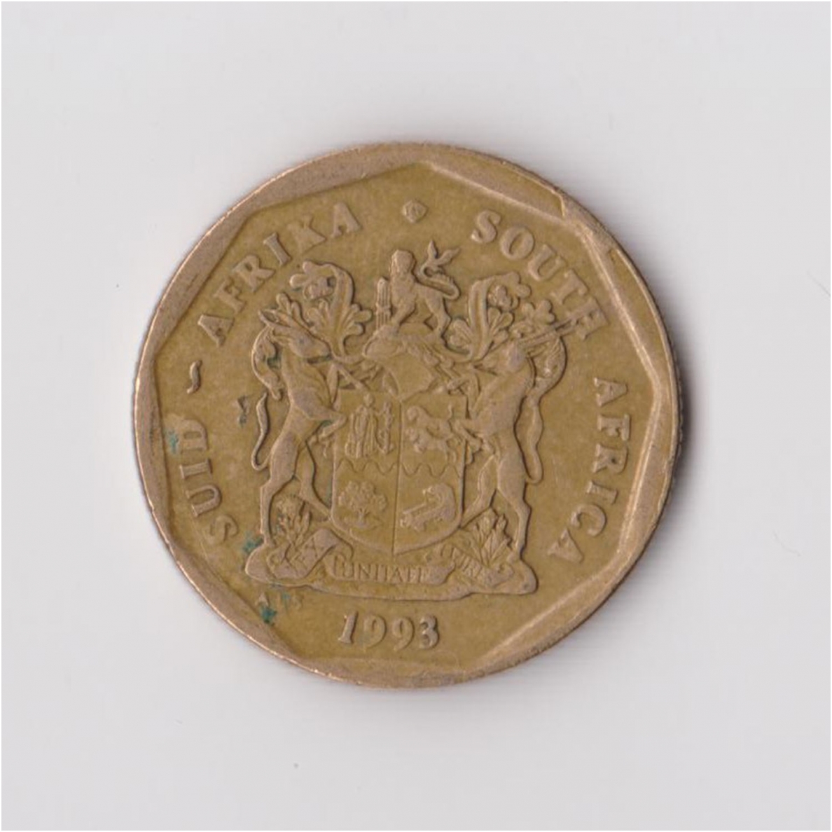 SOUTH AFRICA 50 CENTS 1993 KM # 137 VF 1