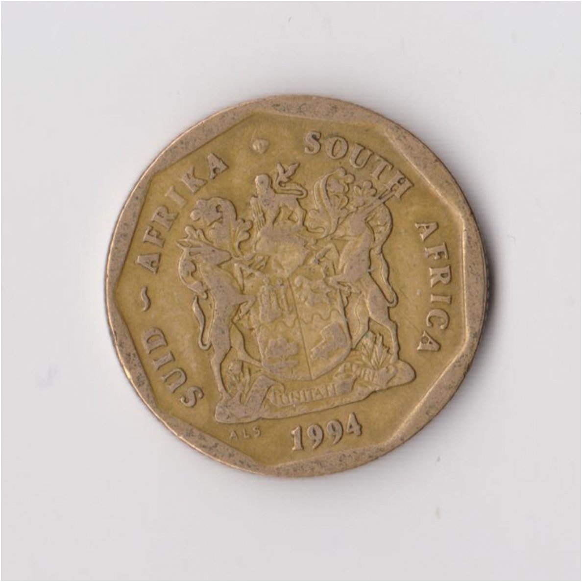 SOUTH AFRICA 50 CENTS 1994 KM # 137 VF 1