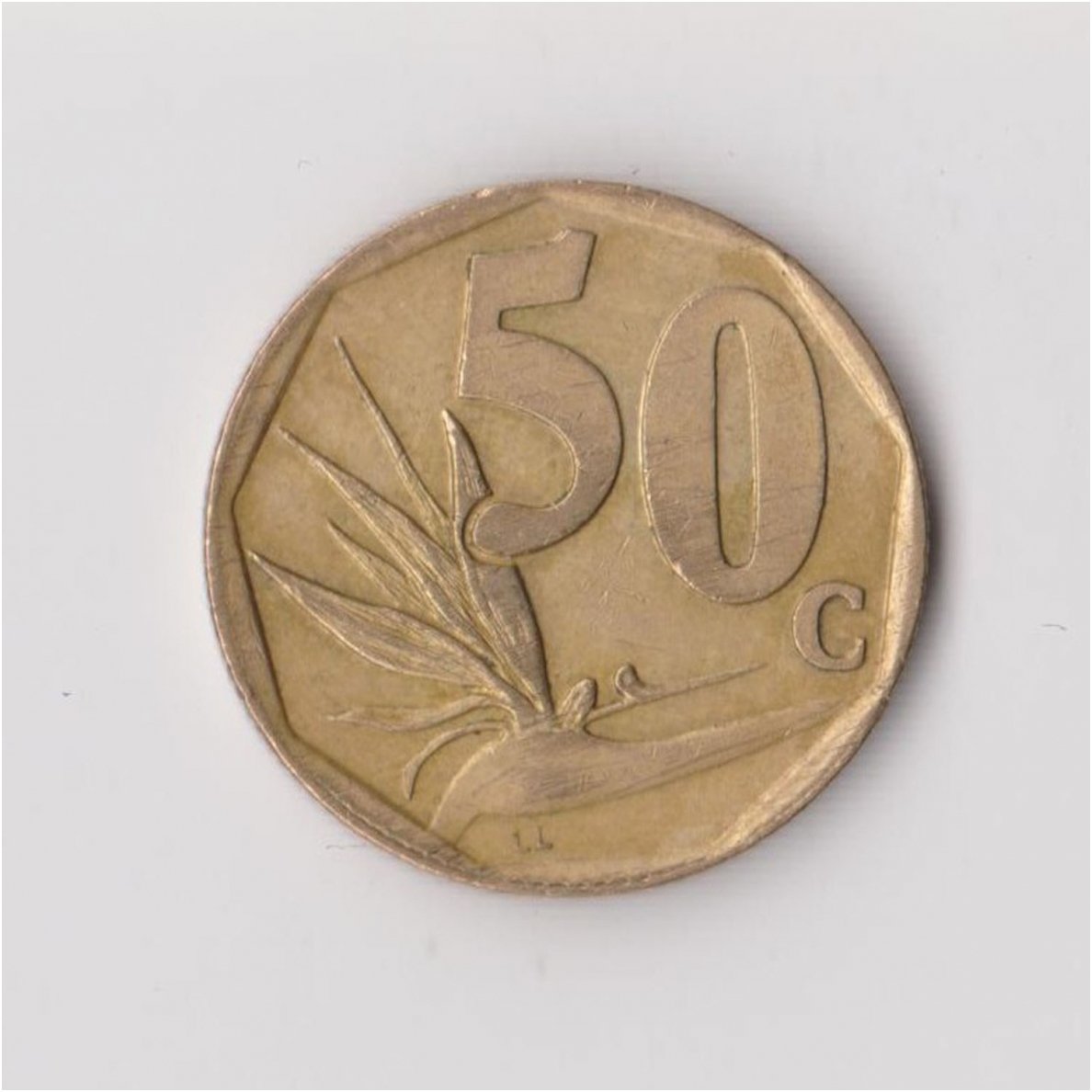SOUTH AFRICA 50 CENTS 1996 KM # 163 VF