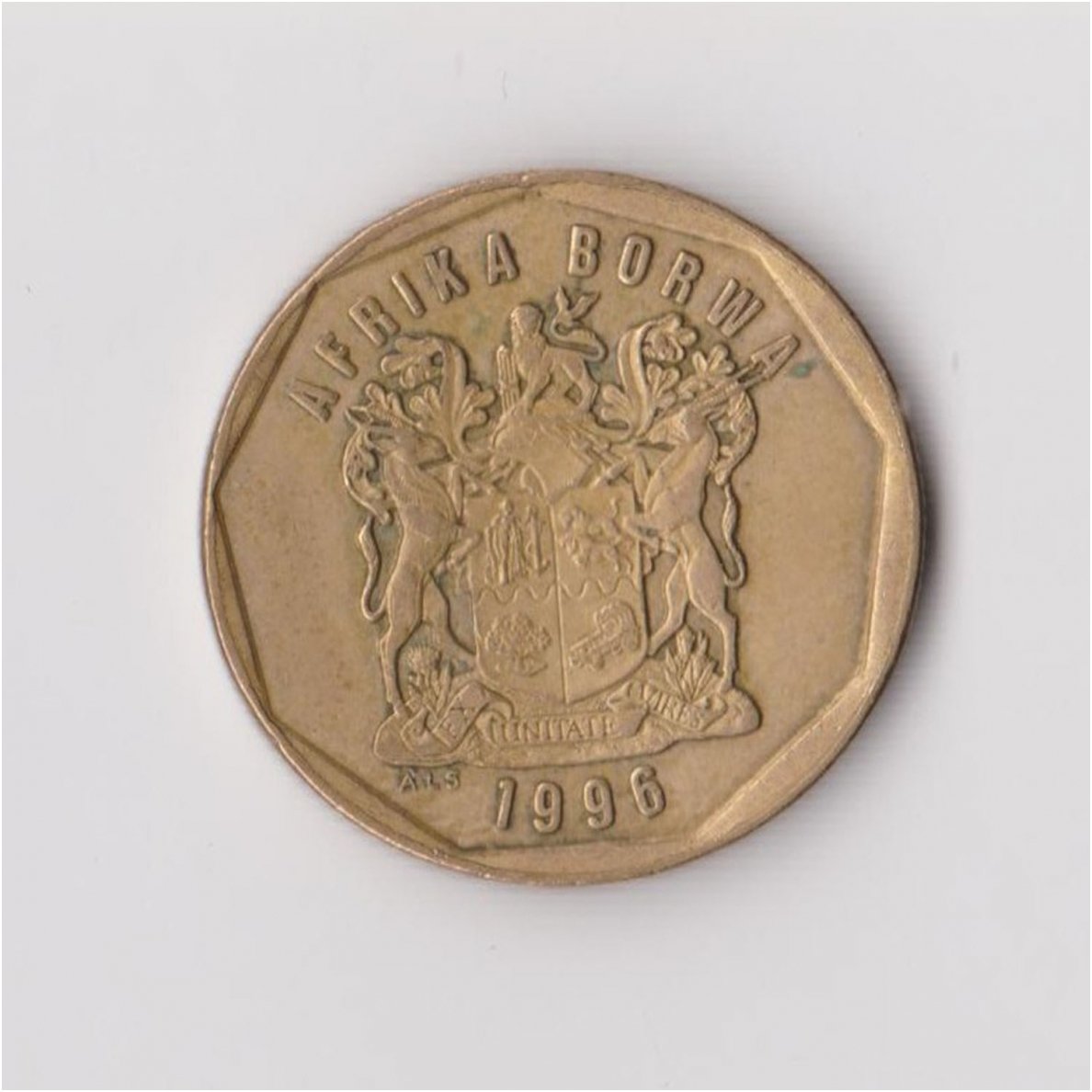 SOUTH AFRICA 50 CENTS 1996 KM # 163 VF 1