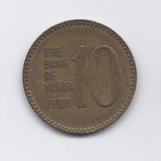 SOUTH KOREA 10 WON 1980 KM # 6a VF