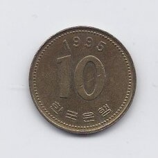SOUTH KOREA 10 WON 1995 KM # 33.1 VF