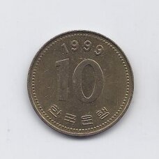 SOUTH KOREA 10 WON 1999 KM # 33.2 XF